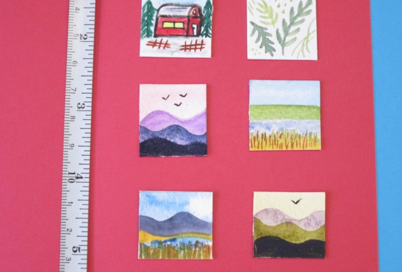 Watercolor Inchies