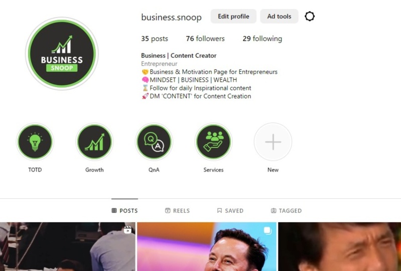 My IG Theme Page