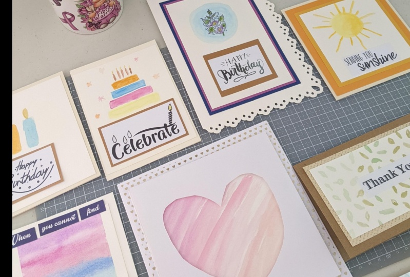 Seven lovely cards