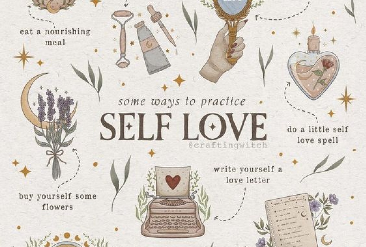 Selfcare ideas - student project