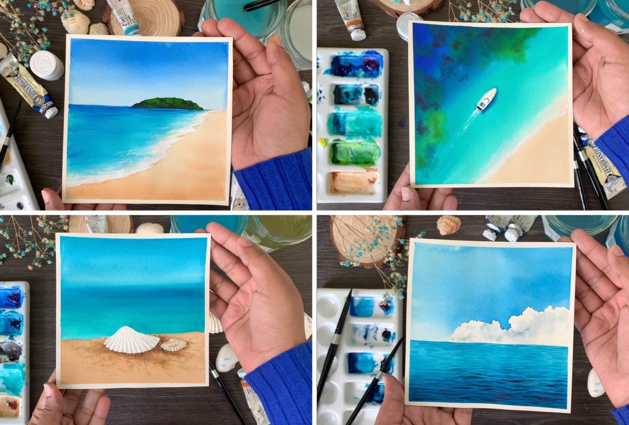 My Seascapes :) - student project