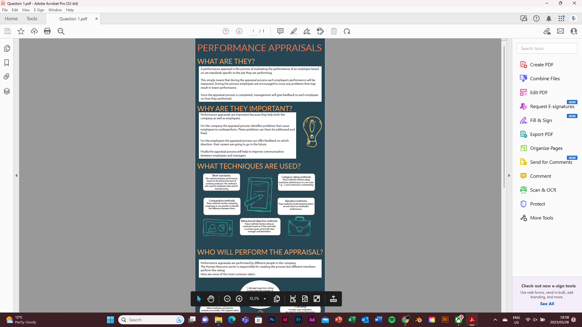 infographic for a class i did