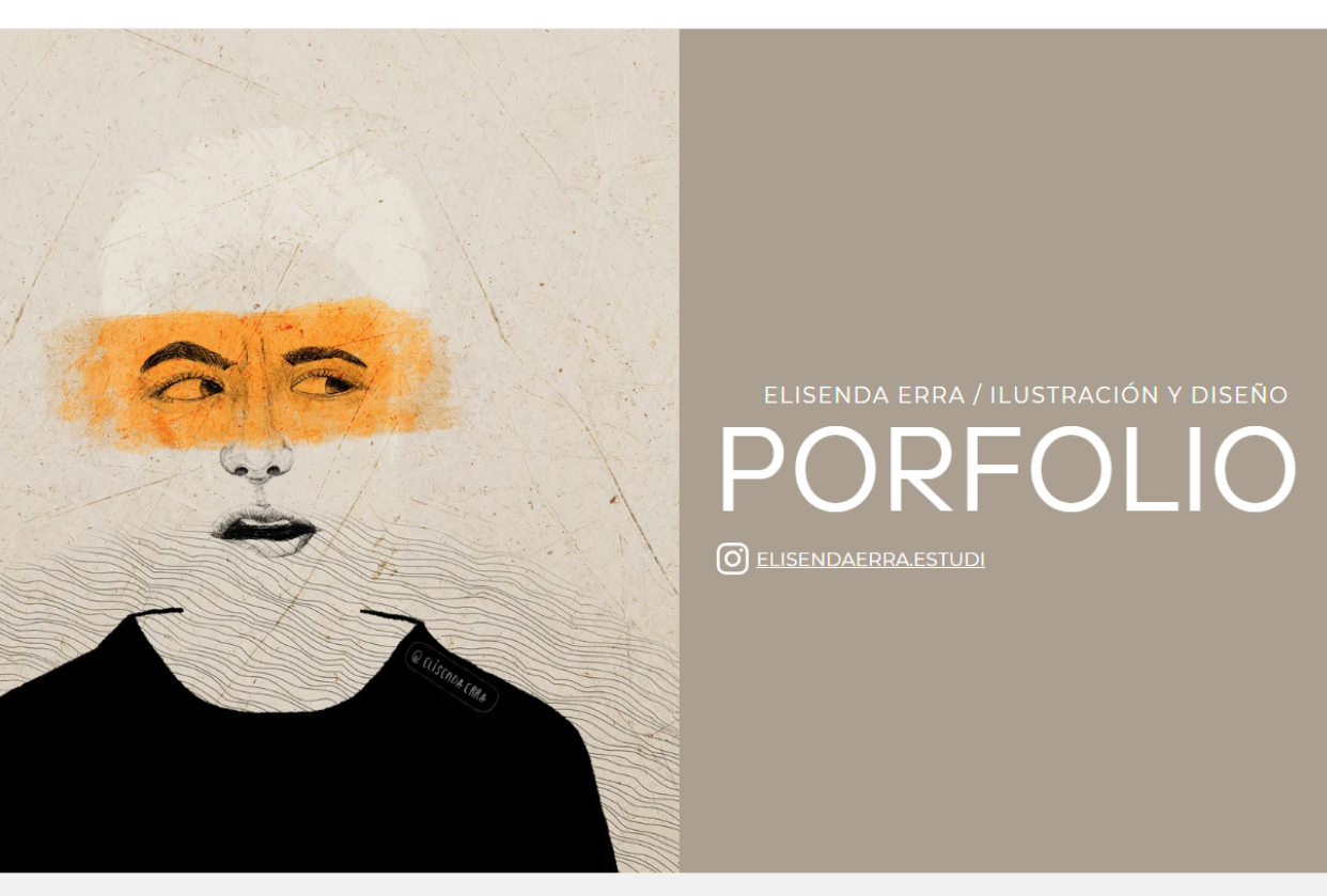 Portfolio elisendaerra.com - student project