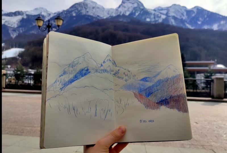 My favorite pages from sketchbook lately