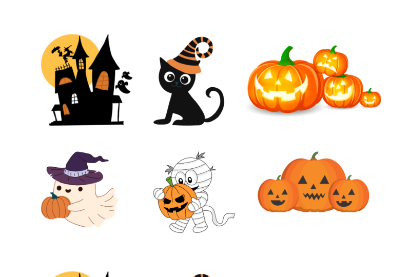 Halloween stickers