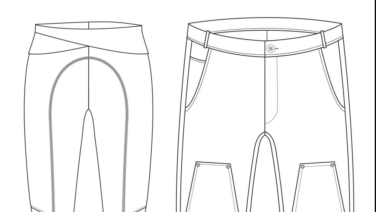 garment flat - student project