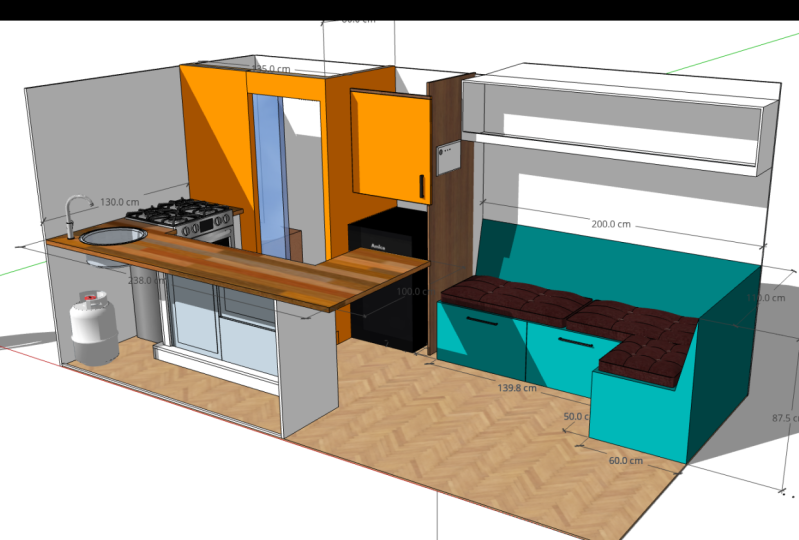 Camper interior design