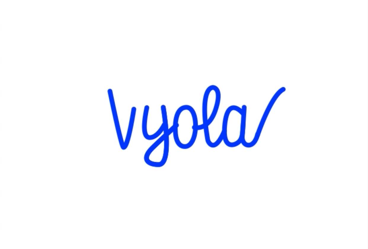 vyola logo animation - student project