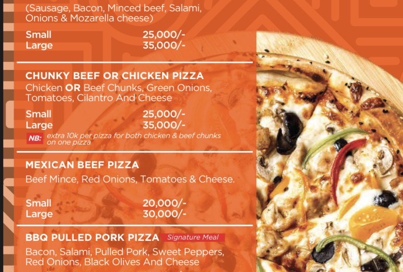 Building a high performance menu