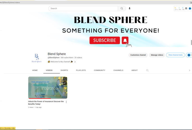 Croat Channel Name as @BlendSphere