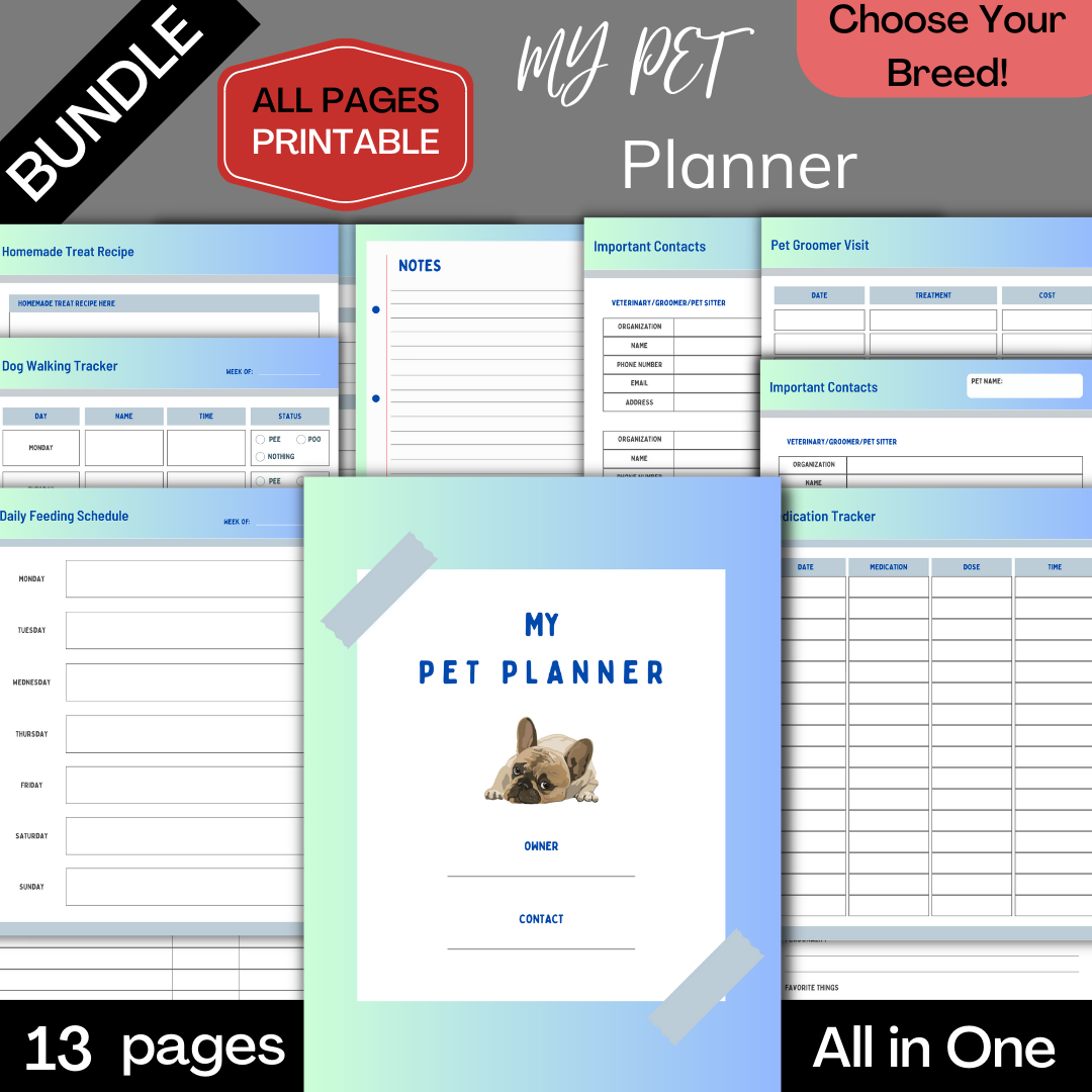 Sandra B's Pet Planner - student project