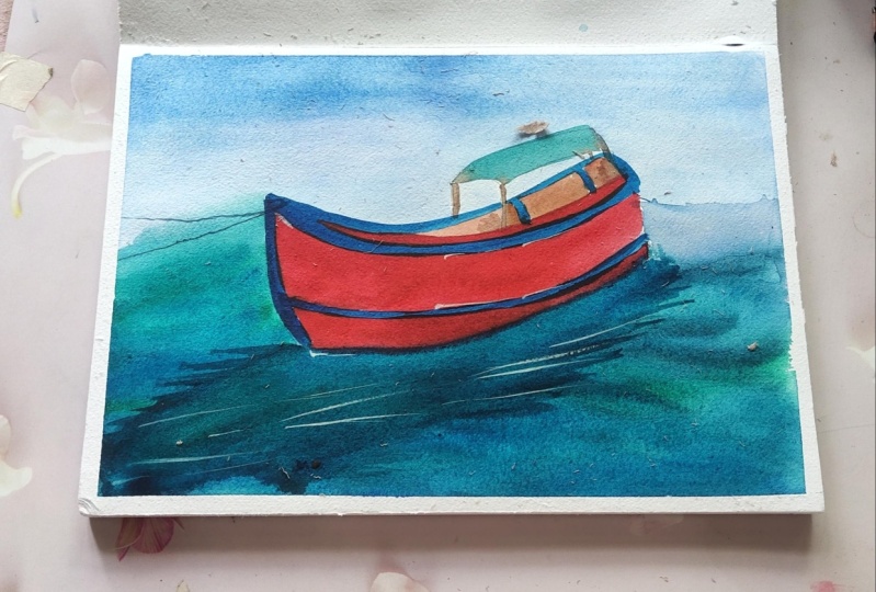 Boat ripples