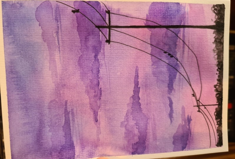 Watercolor Sunsets