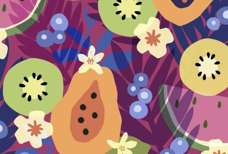 Fruit in layers