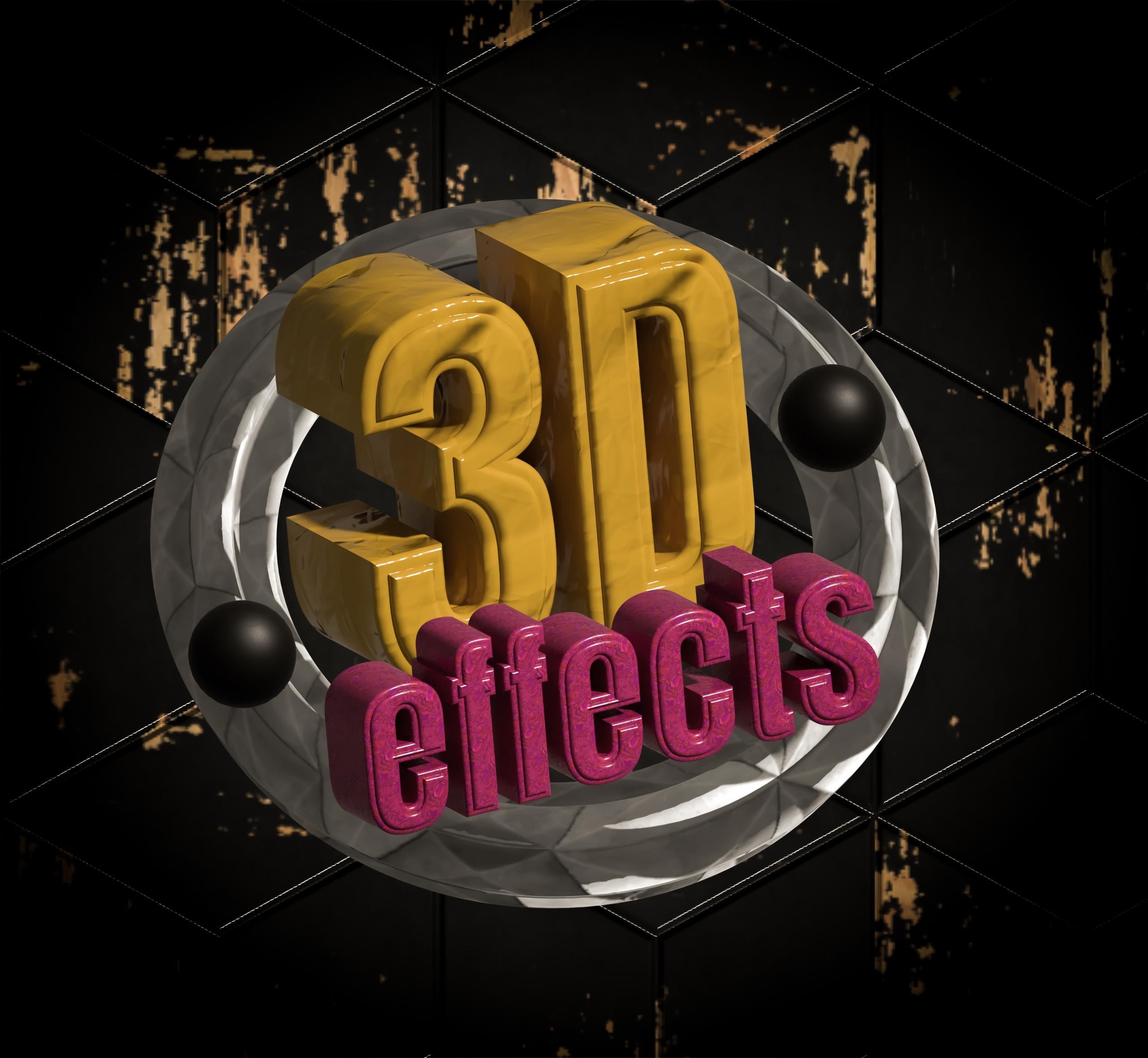 3D illustrator effect - student project