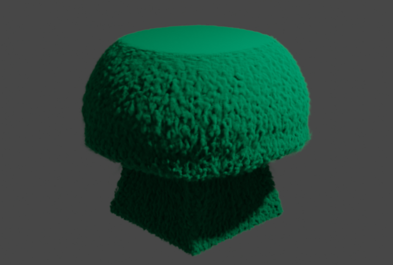 Square Bottomed Mushroom
