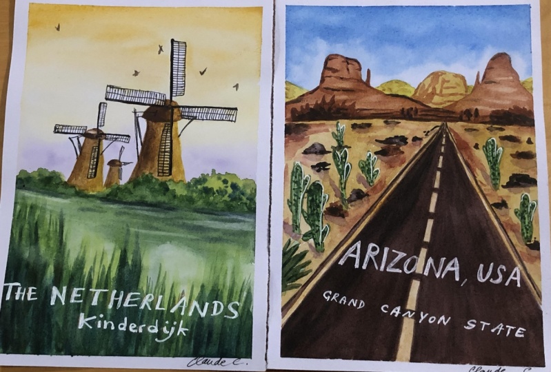 Traveling with watercolors!