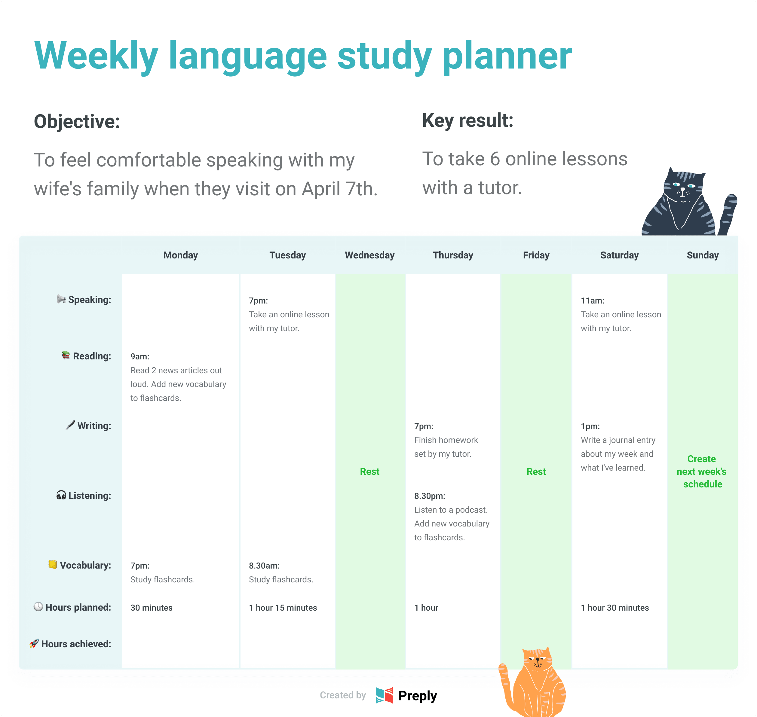 language journey - student project