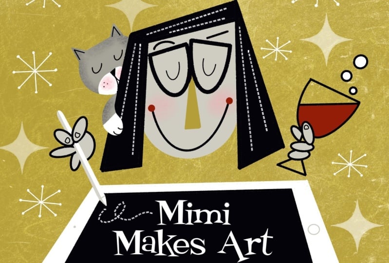 Mid Century Style Character