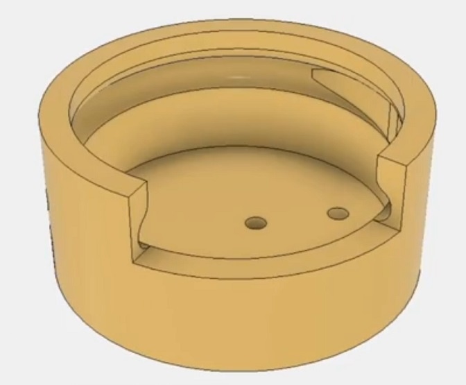 Fusion 360 LED Candle - student project