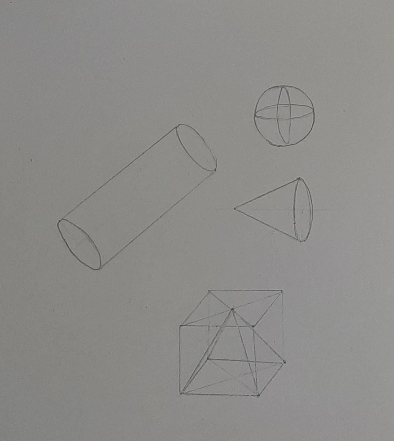 3 D Shapes - student project