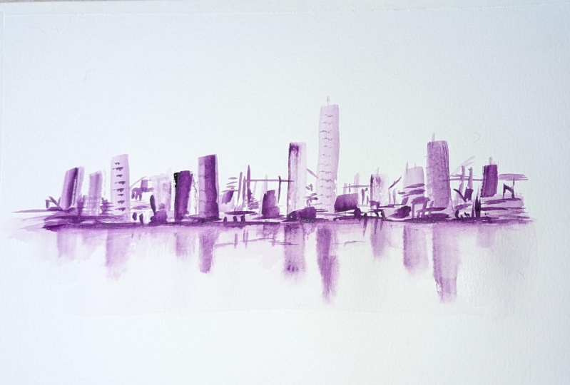 Twilight Cityscape