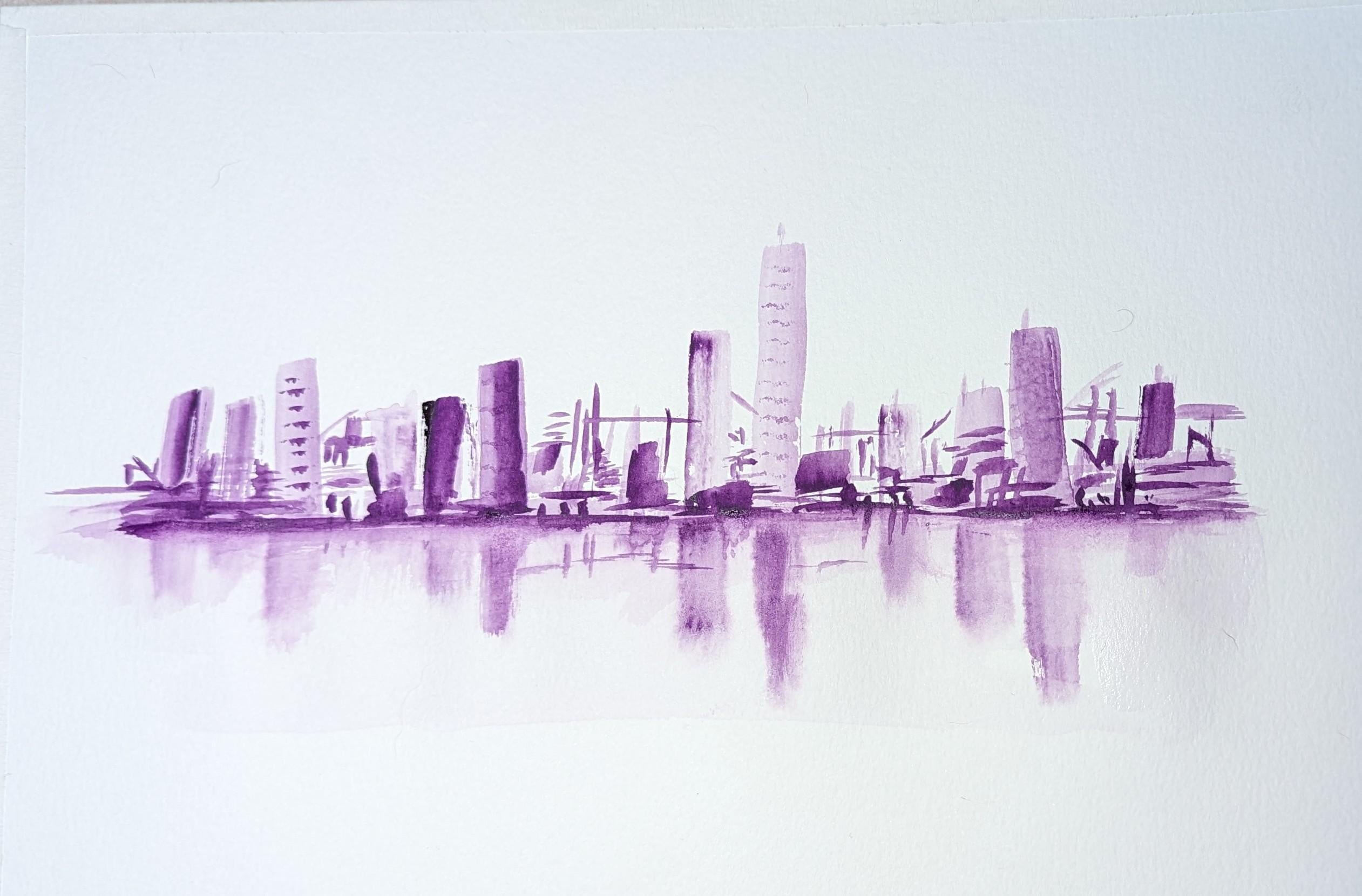 Twilight Cityscape - student project