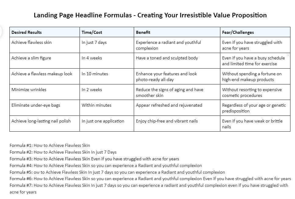 Paulene's project for Creating Your Irresistible Value Proposition - student project