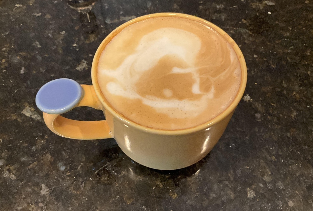 Vanilla Latte on Breville Express - student project
