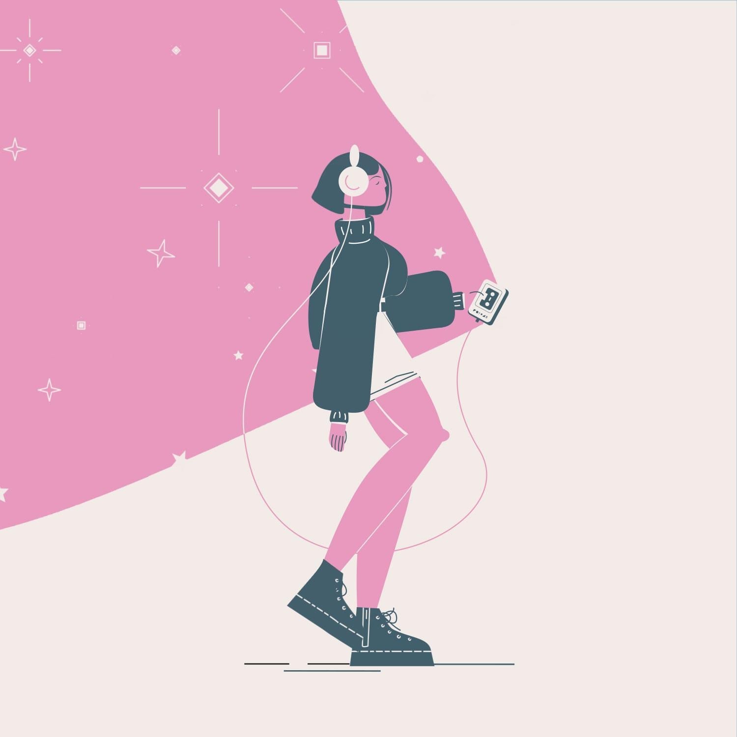 Dancy walk cycle