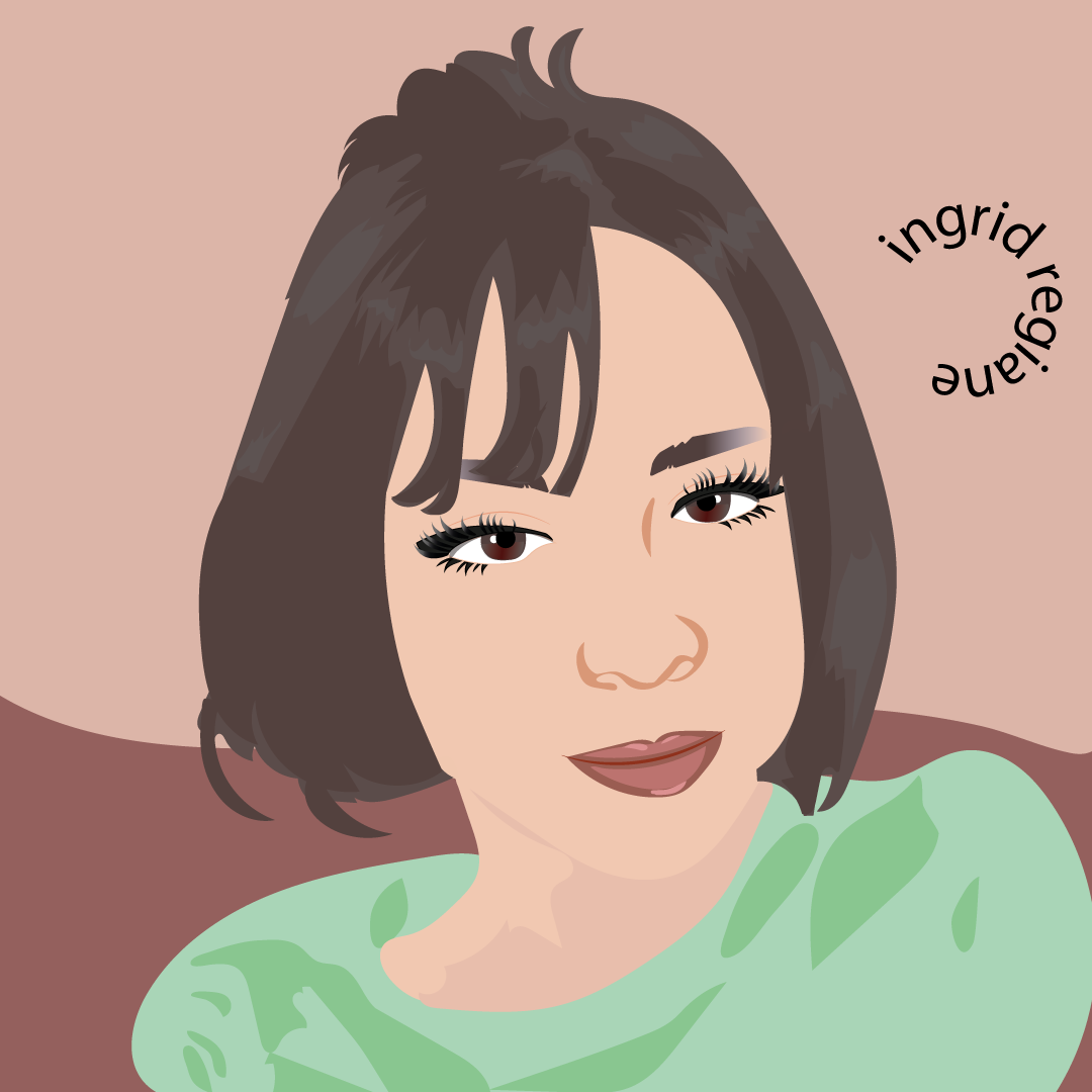 portrait design in illustrator - student project