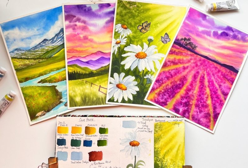 Atmospheric Spring Landscapes