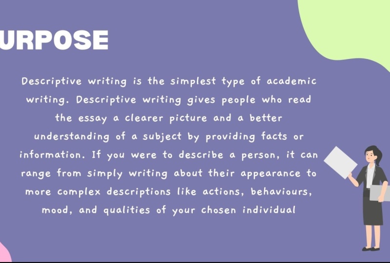 Academic writing purpose