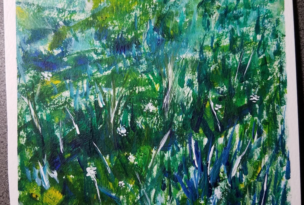 Moody grassfield - student project