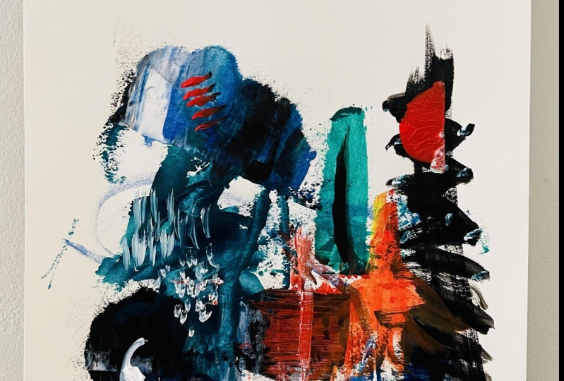 Project for "Abstract Painting for Beginners | Tools, Colors, and Texture"