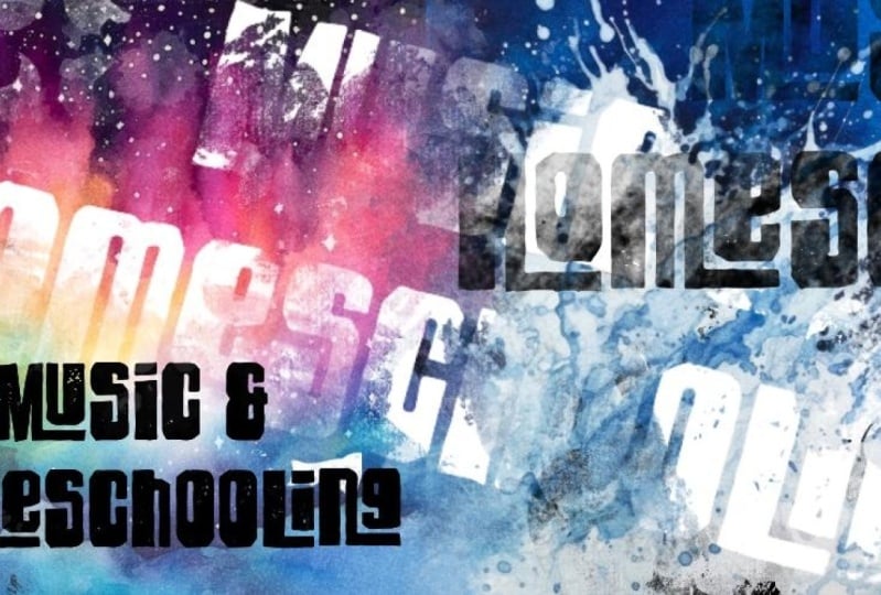 Music and Homeschooling Poster/Blog Header