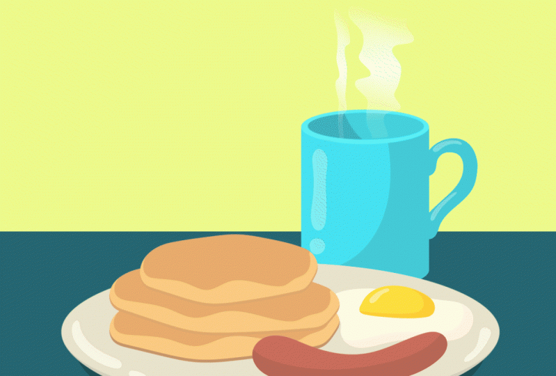 Breakfast Animation