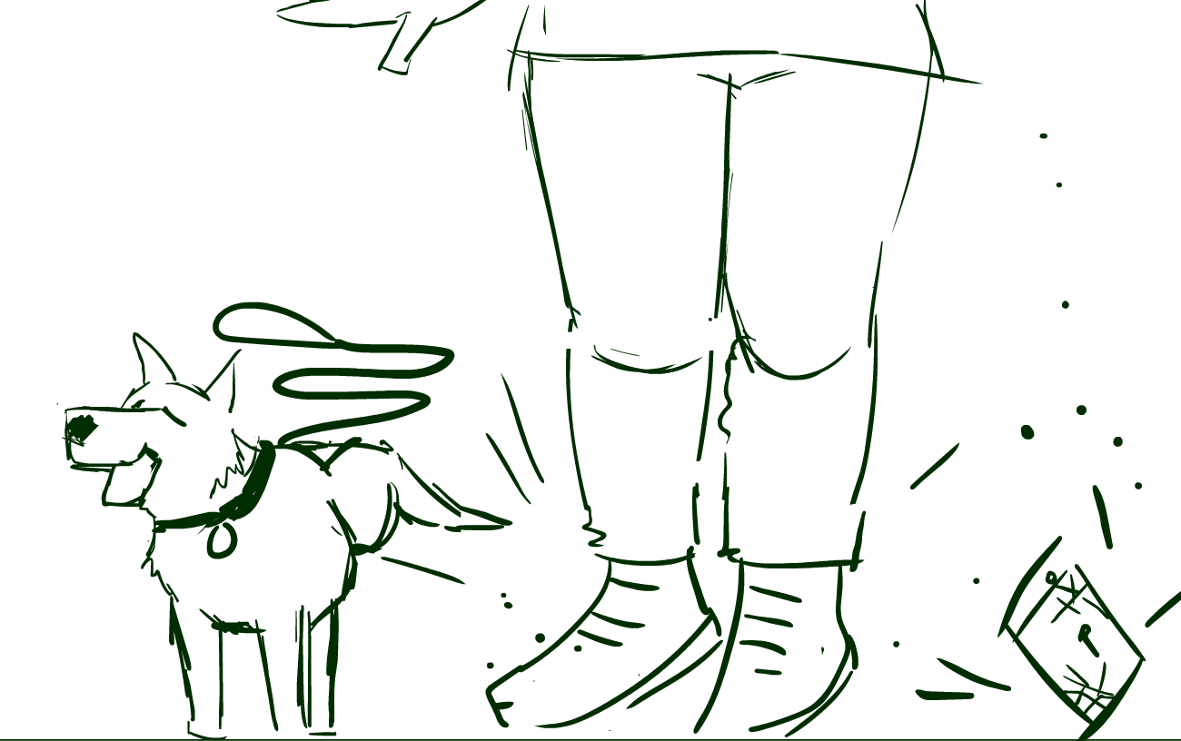 Dog needs to go - student project