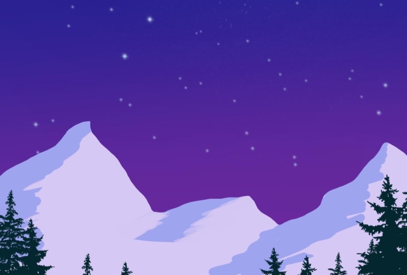 Landscape in Procreate