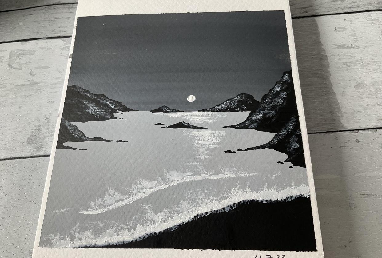 Monotone Gouache - student project