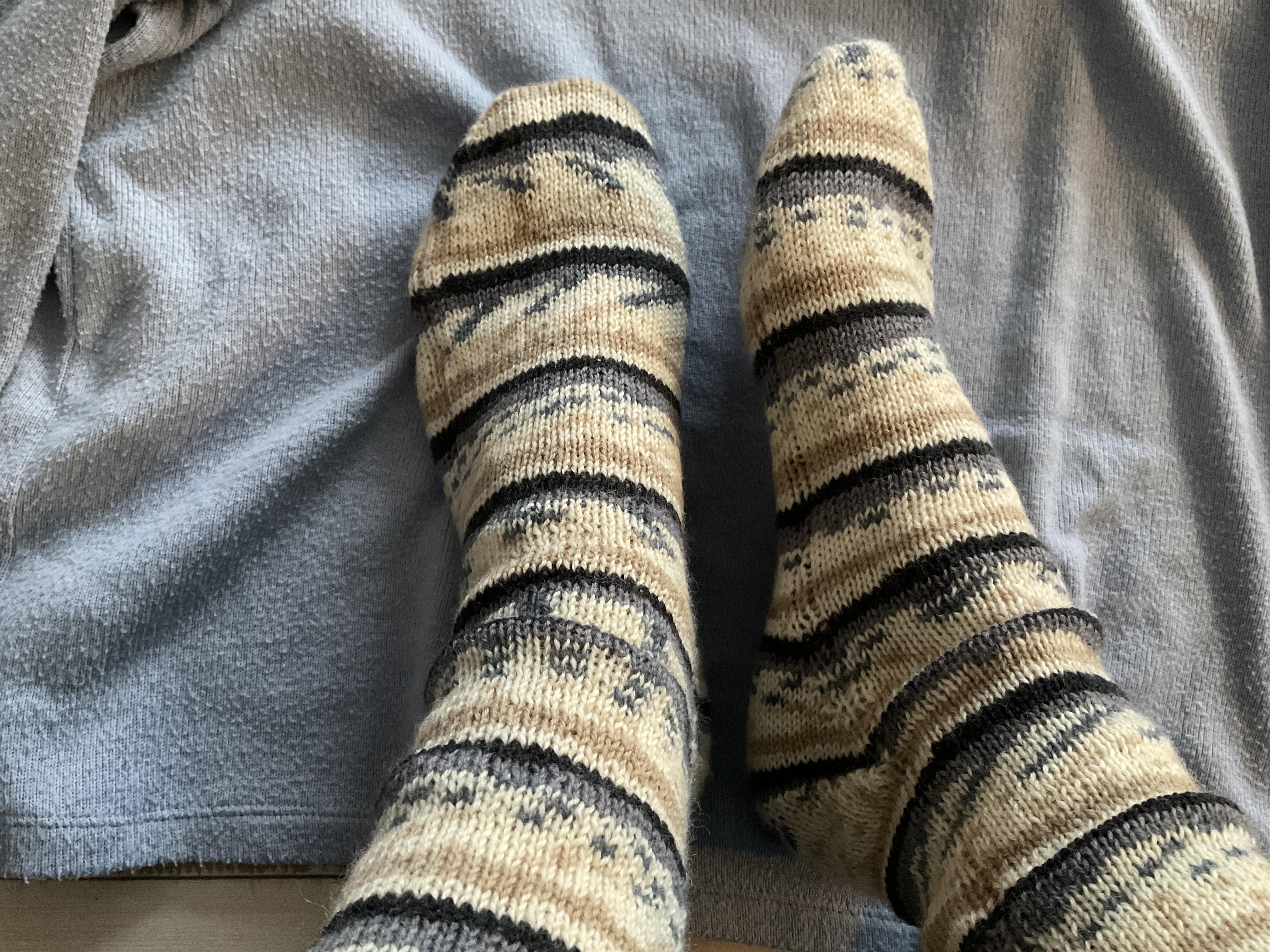 Knitted socks - student project