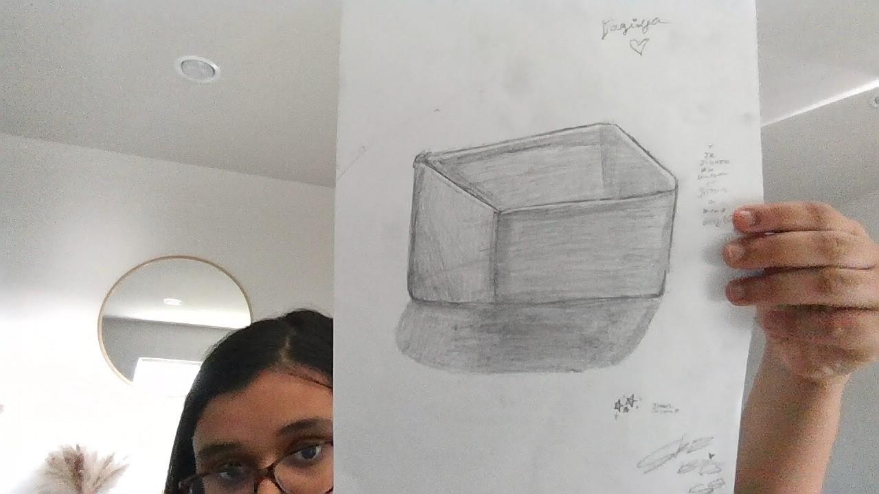 Pencil drawing and shading of an object. - student project