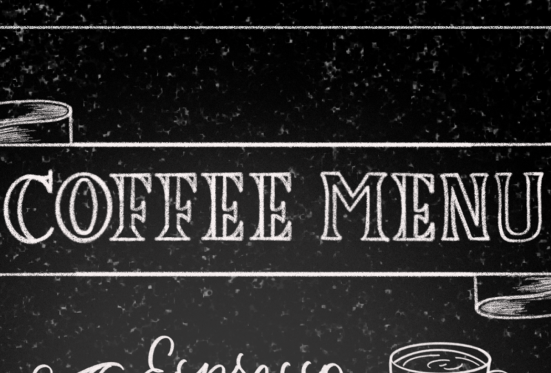 Coffee Menu