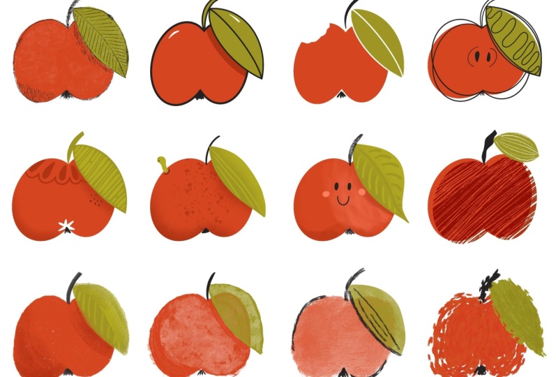 stylish apples