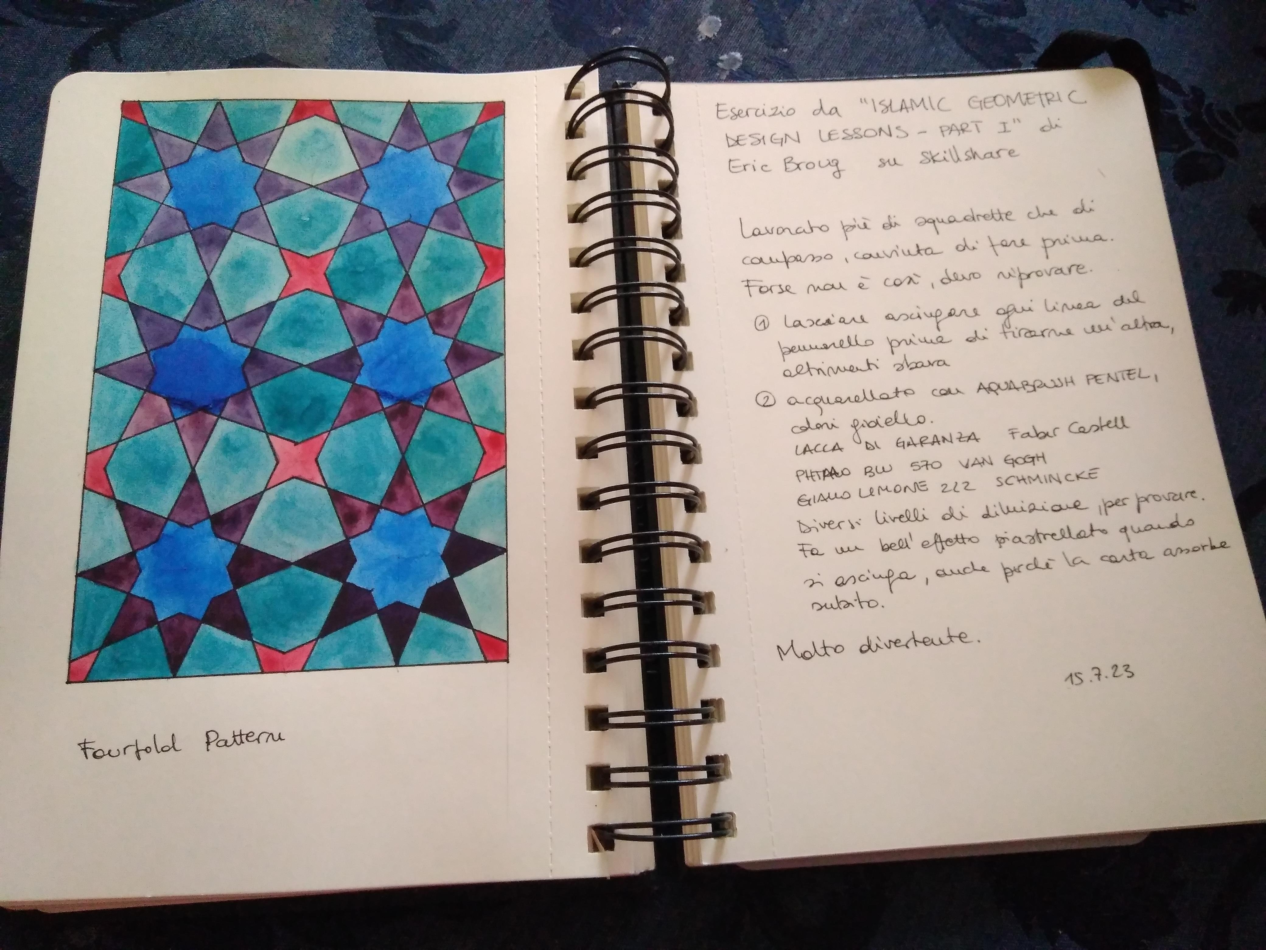 Fourfold pattern - student project