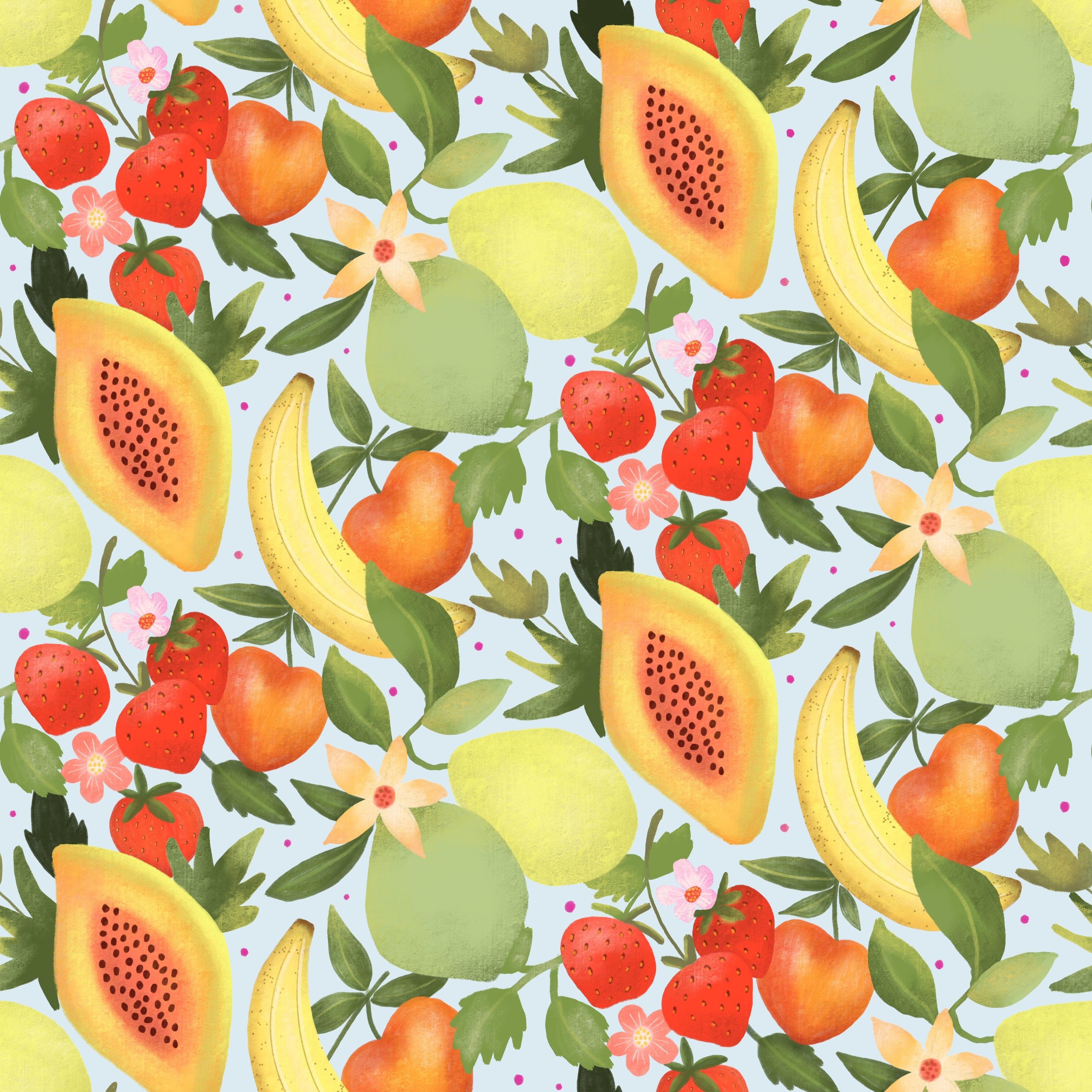 Sandra’s fruit pattern - student project