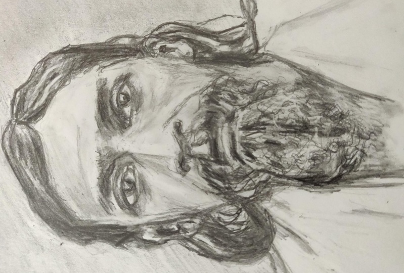 Portrait using the Block-in method