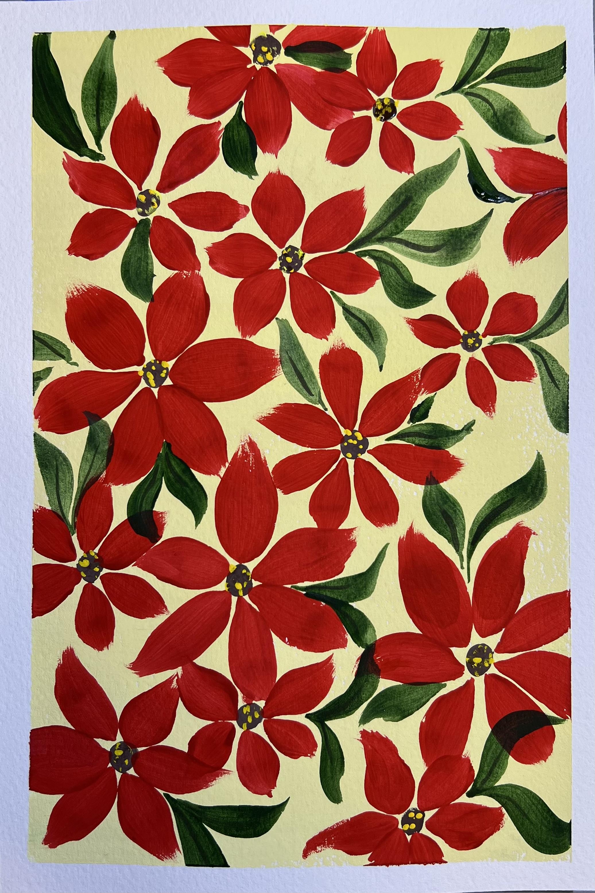 7 Days Gouache Botanicals