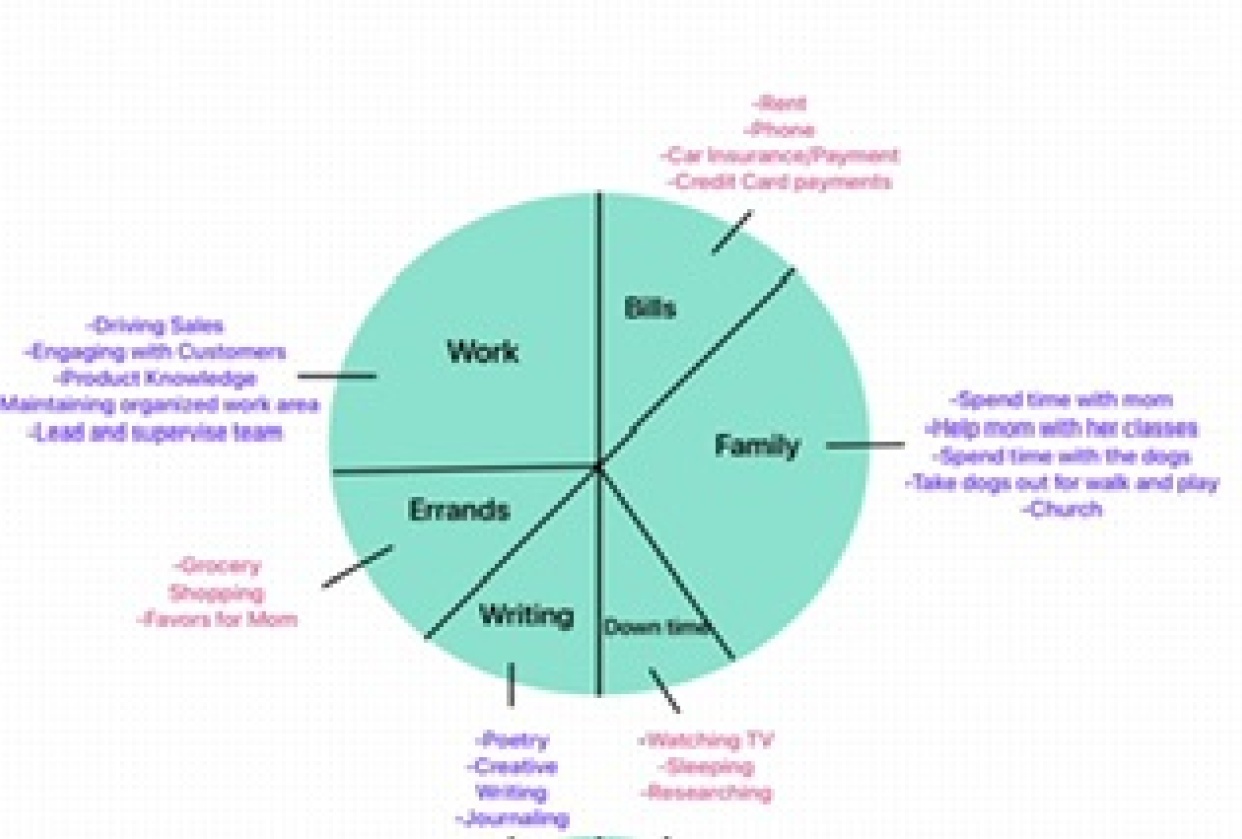 Daily Pie Chart - student project