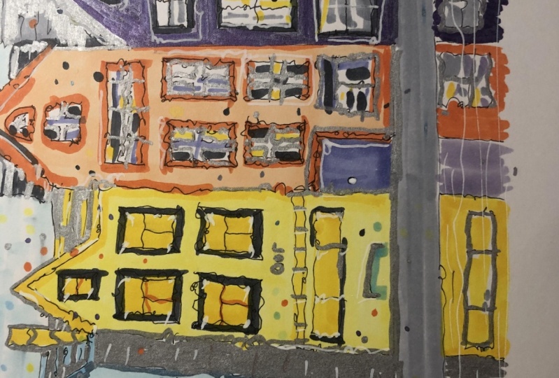 Urban Sketching w/Copic markers